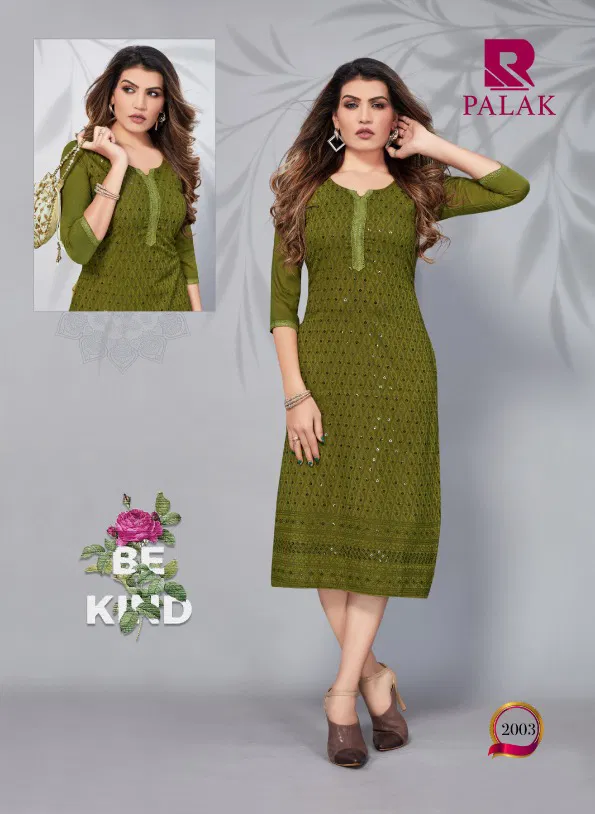 Raashi Palak Daily Wear Wholesale Designer Kurtis Catalog
